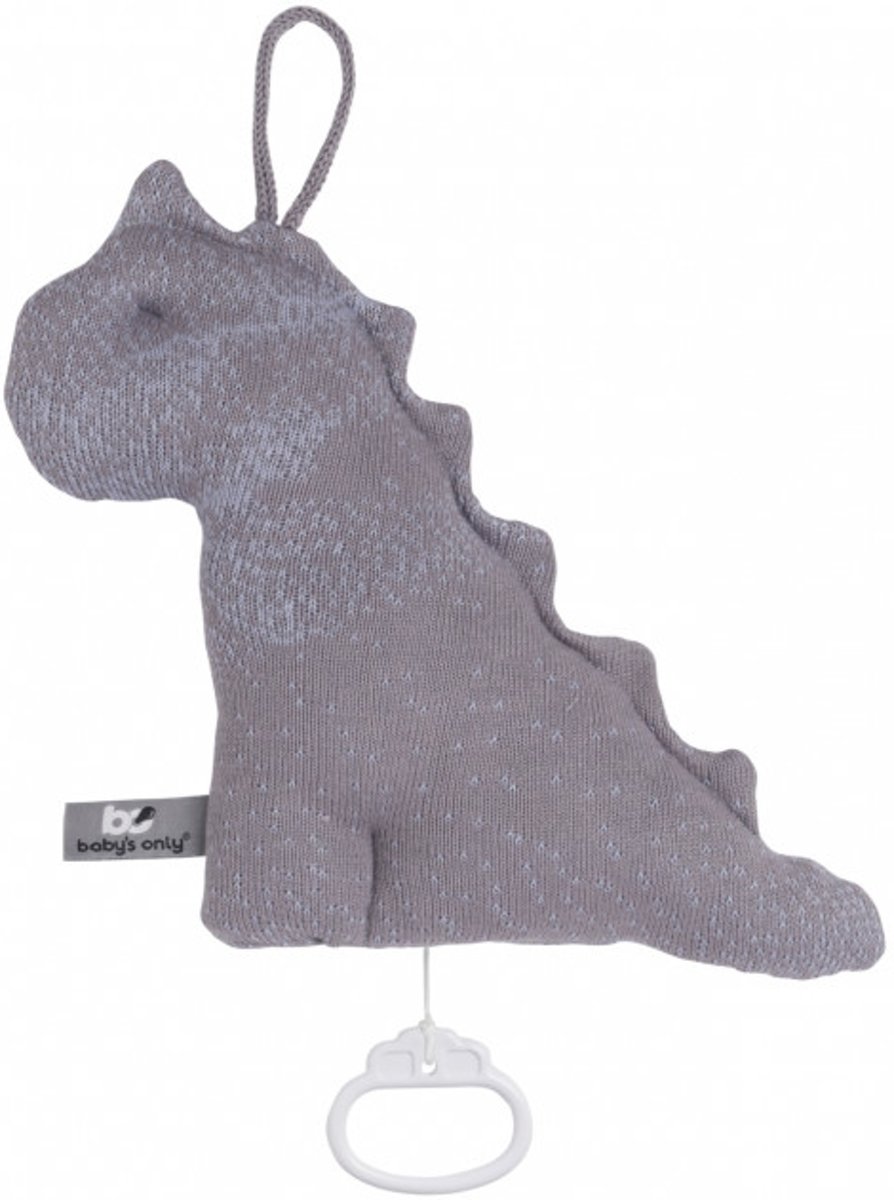 Babys Only Marble Dino Muziekdoosje Cool Grey / Lila